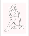 Plakat - One shape line - admen.dk