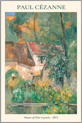 Plakat - Paul Cezanne - House of Pere kunst - admen.dk