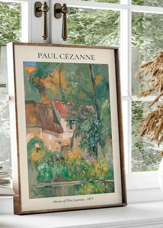Plakat - Paul Cezanne - House of Pere kunst - admen.dk