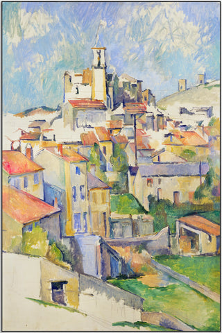 Plakat - Paul Cezanne - Vintage landscape kunst - admen.dk