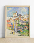 Plakat - Paul Cezanne - Vintage landscape kunst - admen.dk