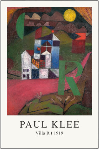 Plakat - Paul Klee - Villa R kunst - admen.dk