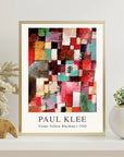 Plakat - Paul Klee - Yellow Rhythms kunst - Admen.dk
