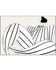 Plakat - Perfect black line kunst - admen.dk