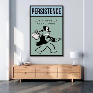 Plakat - Persistence citat - admen.dk