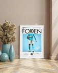 Plakat - Phil Foden grafisk look - Admen.dk