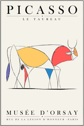 Plakat - Picasso - Le Taureau kunst