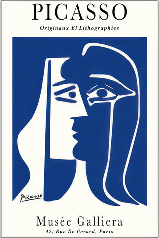 Plakat - Picasso - Originaux el lithographies kunst - admen.dk