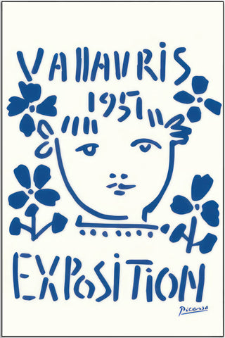 Plakat - Picasso - Vahavris exposition kunst - admen.dk
