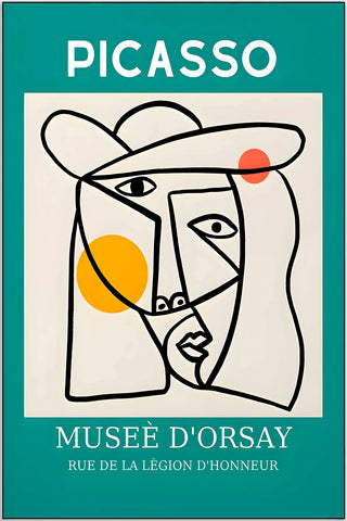 Plakat - Picasso - Rue De La kunst - admen.dk