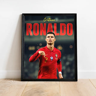 Plakat - Cristiano Ronaldo kunst - admen.dk