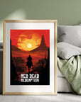 Plakat - Red dead redemtion - the shadow kunst - Admen.dk