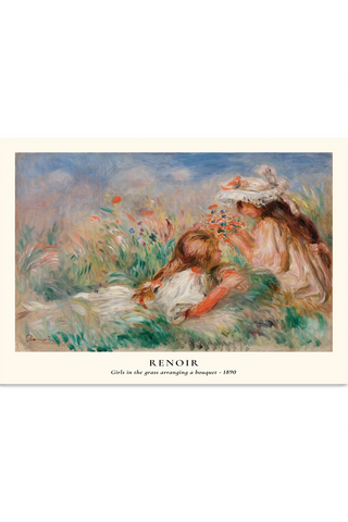 Plakat - Renoir - Girls in the grass kunst - admen.dk