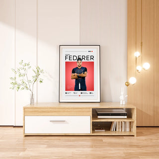 Plakat - Roger Federer stil - admen.dk