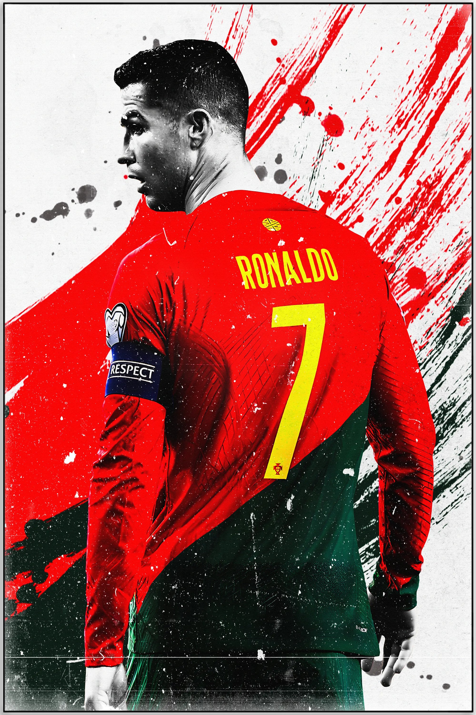 Plakat - Ronaldo Portugal look - Admen.dk