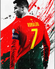 Plakat - Ronaldo Portugal look - Admen.dk