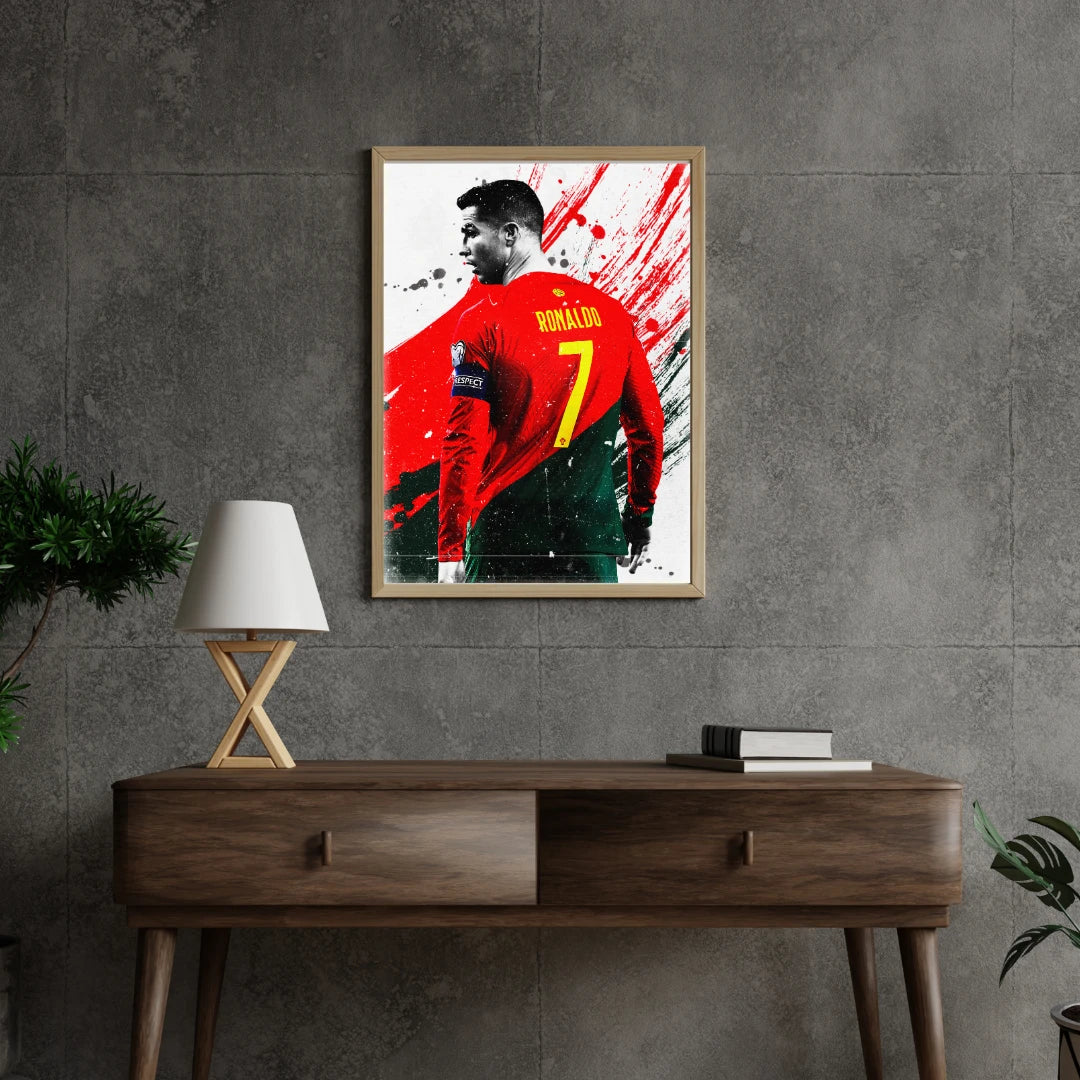 Plakat - Ronaldo Portugal look - Admen.dk