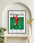 Plakat - Ronaldo Portugal look - Admen.dk
