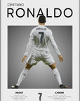 Plakat - Ronaldo Real Madrid look