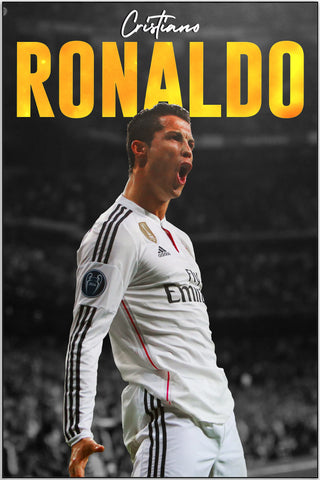 Plakat - Ronaldo i brøl kunst - admen.dk