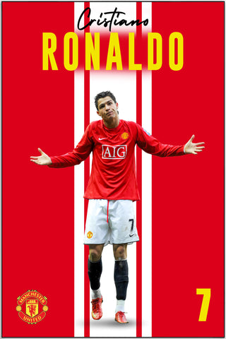 Plakat - Ronaldo nr. 7 - admen.dk