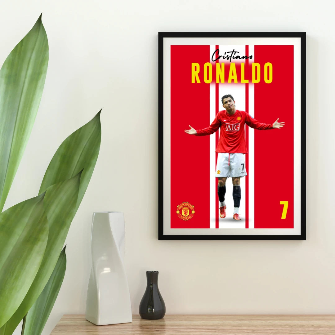 Plakat - Ronaldo nr. 7 - Admen.dk