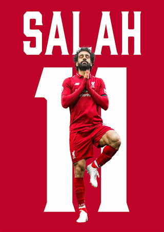 Plakat - Mohamed Salah i stilhed