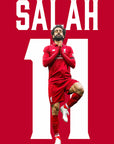 Plakat - Mohamed Salah i stilhed - admen.dk