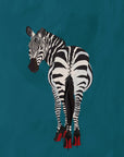 Plakat - Sarah Manovski - Zebra heels - Admen.dk