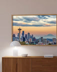 Plakat - Seattle skyline fotokunst - admen.dk