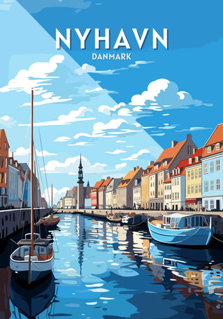 Plakat - Skyfri Nyhavn - admen.dk