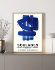 Plakat - Soulages Dakar 1974 kunst - Admen.dk
