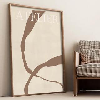 Plakat - The Atelier kunst - admen.dk