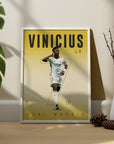 Plakat - Vinicius Jr. i farver - Admen.dk