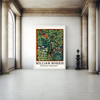 Plakat - William Morris - Peacock kunst - admen.dk