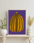 Plakat - Yayoi Kusama - Midnight pumpkin kunst - Admen.dk