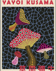 Plakat - Yayoi Kusama - Mushroom kunst - admen.dk
