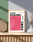 Plakat - Yayoi Kusama - Red dots Paris kunst - Admen.dk