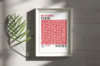 Plakat - Yayoi Kusama - Tokyo røde prikker - admen.dk