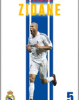 Plakat - Zinedine Zidane - admen.dk