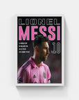 Plakat - Messi nr. 10 - Inter Miami kunst - admen.dk