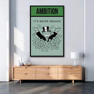 Plakat - Ambition citat - admen.dk