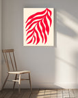 Canvas - Vibrant Red Leaves