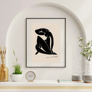 Plakat - Matisse - The black lady kunst - admen.dk