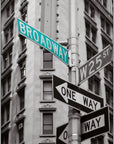 Plakat - Broadway vejskilte - Admen.dk