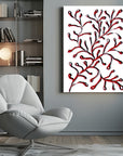 Canvas - Stylized Red Coral