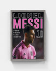 Plakat - Messi nr. 10 - Inter Miami kunst - admen.dk