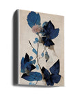 Canvas - Blue Dry Flowers - Admen.dk