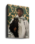 Canvas - Gentleman with Cat