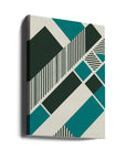 Canvas - Geometric Teal